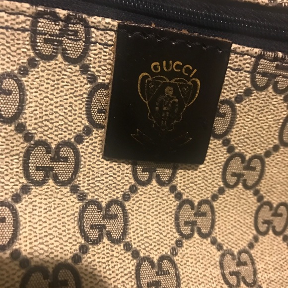 💔Sold💔❗️last price cut❗️VTG Gucci navy print - Picture 4 of 8